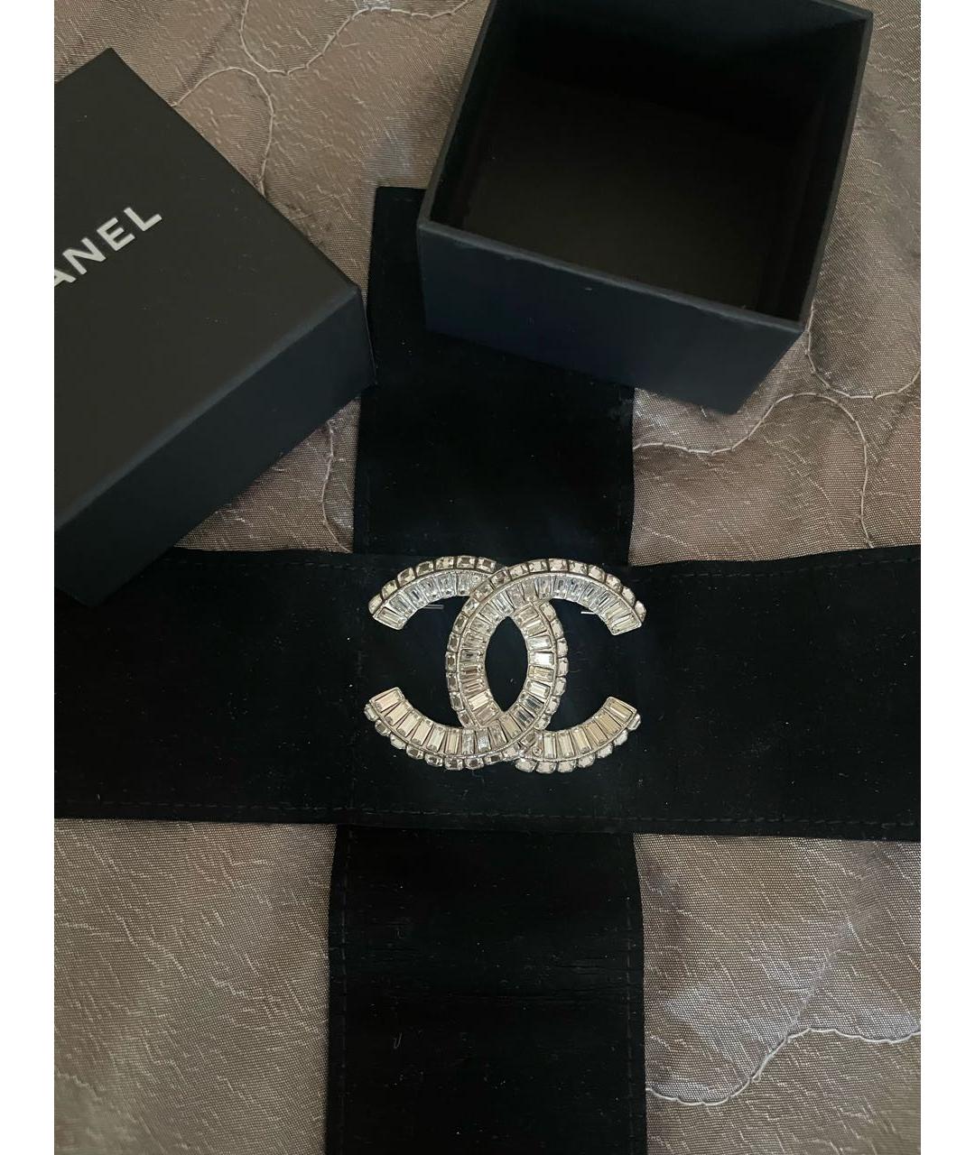 CHANEL Серебряная латунная булавка / брошь, фото 2