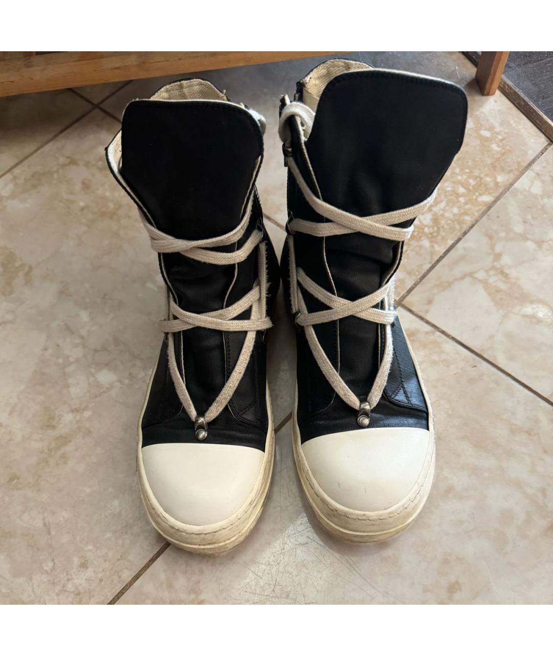 RICK OWENS DRKSHDW Черные кроссовки, фото 2