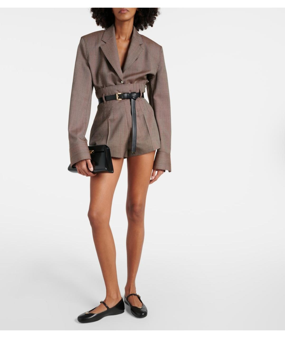 PRADA Черные кожаные балетки, фото 6