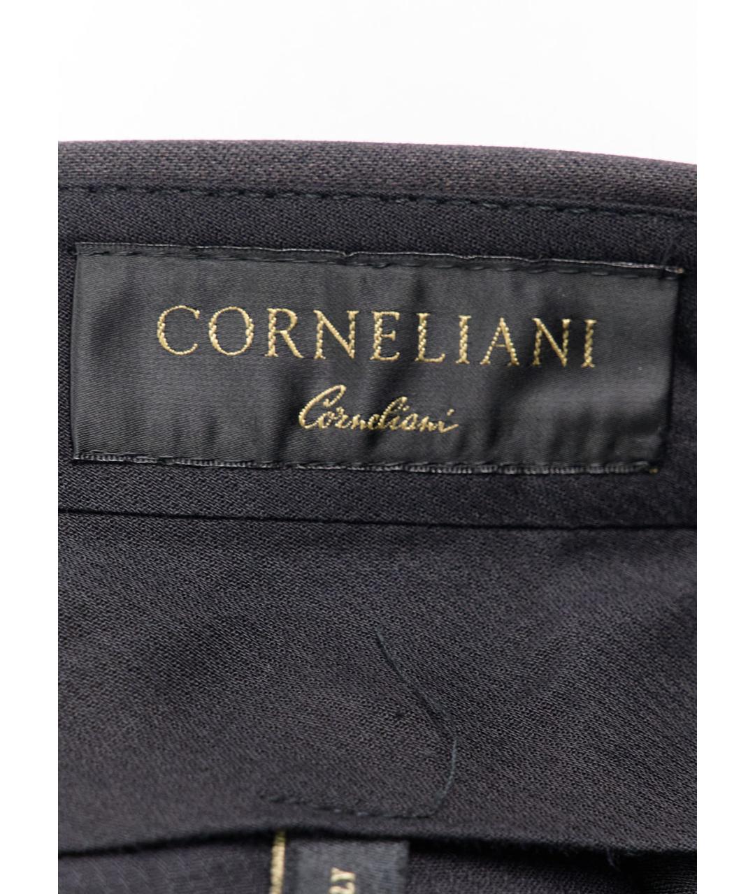 CORNELIANI Серые шерстяные классические брюки, фото 3