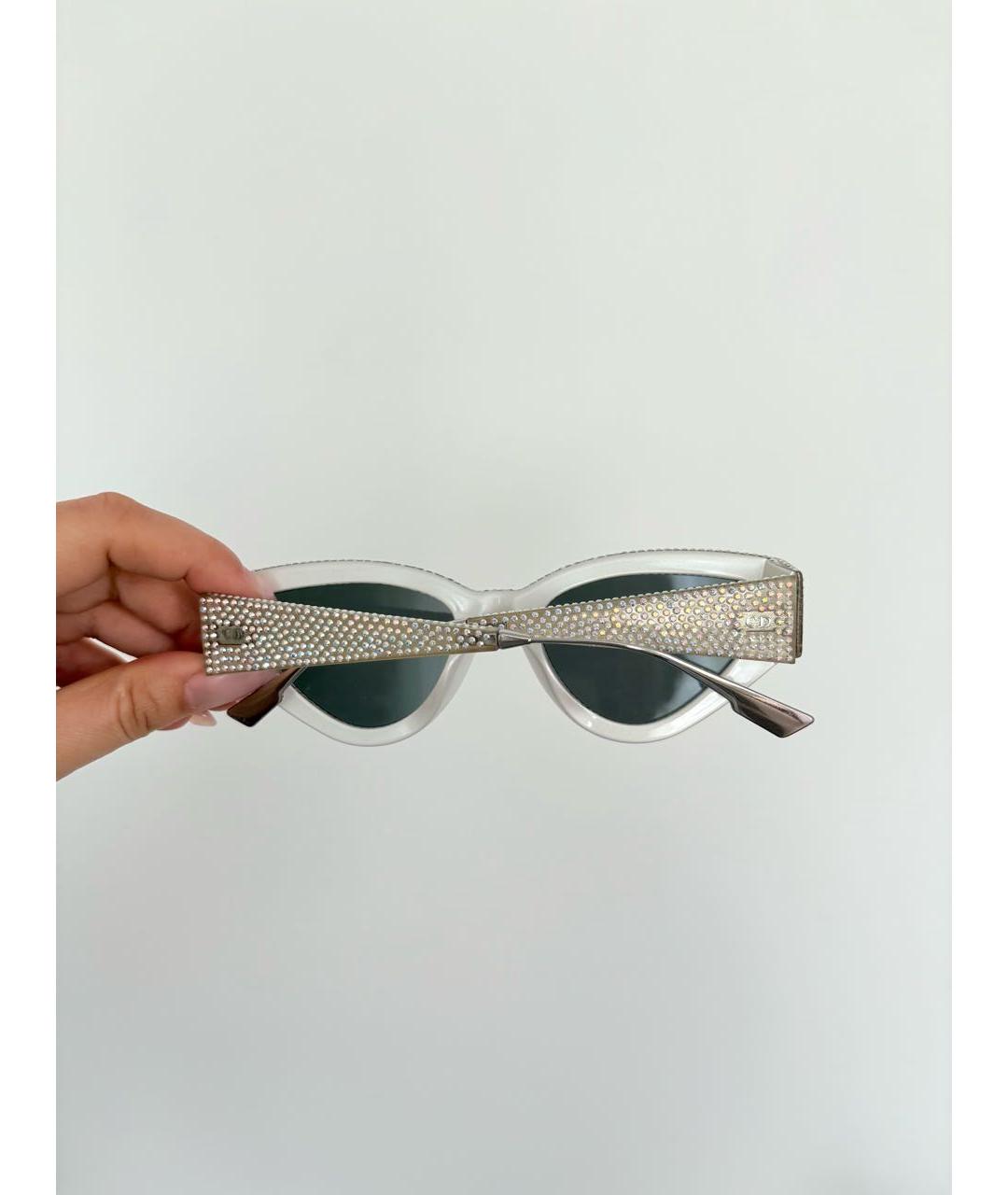 CHRISTIAN DIOR Белые солнцезащитные очки, фото 7