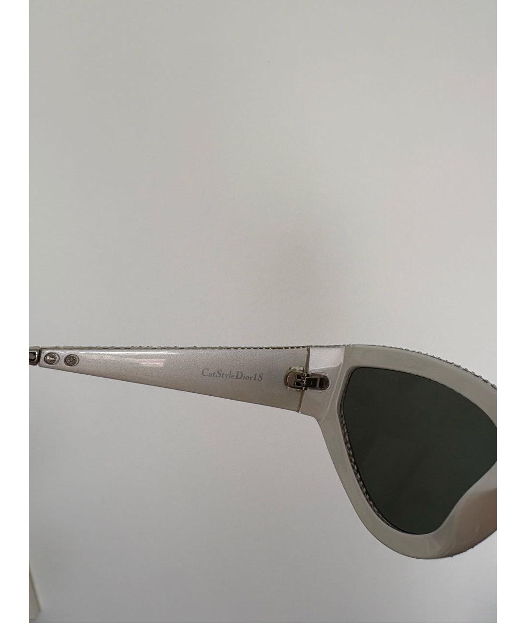 CHRISTIAN DIOR Белые солнцезащитные очки, фото 8