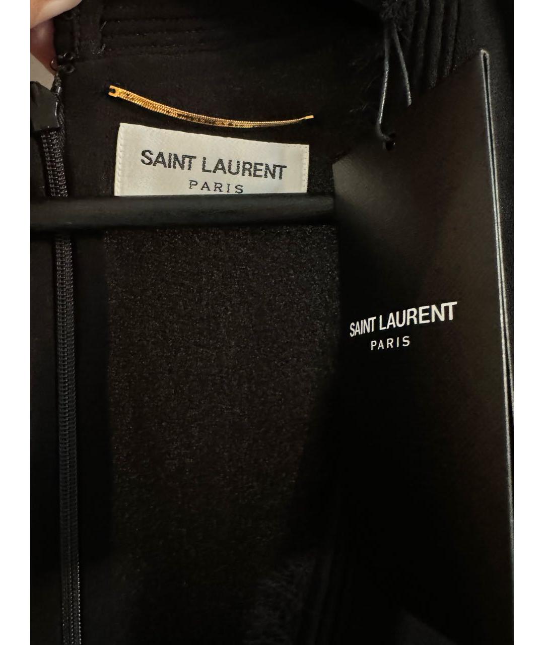 SAINT LAURENT Черное коктейльное платье, фото 5