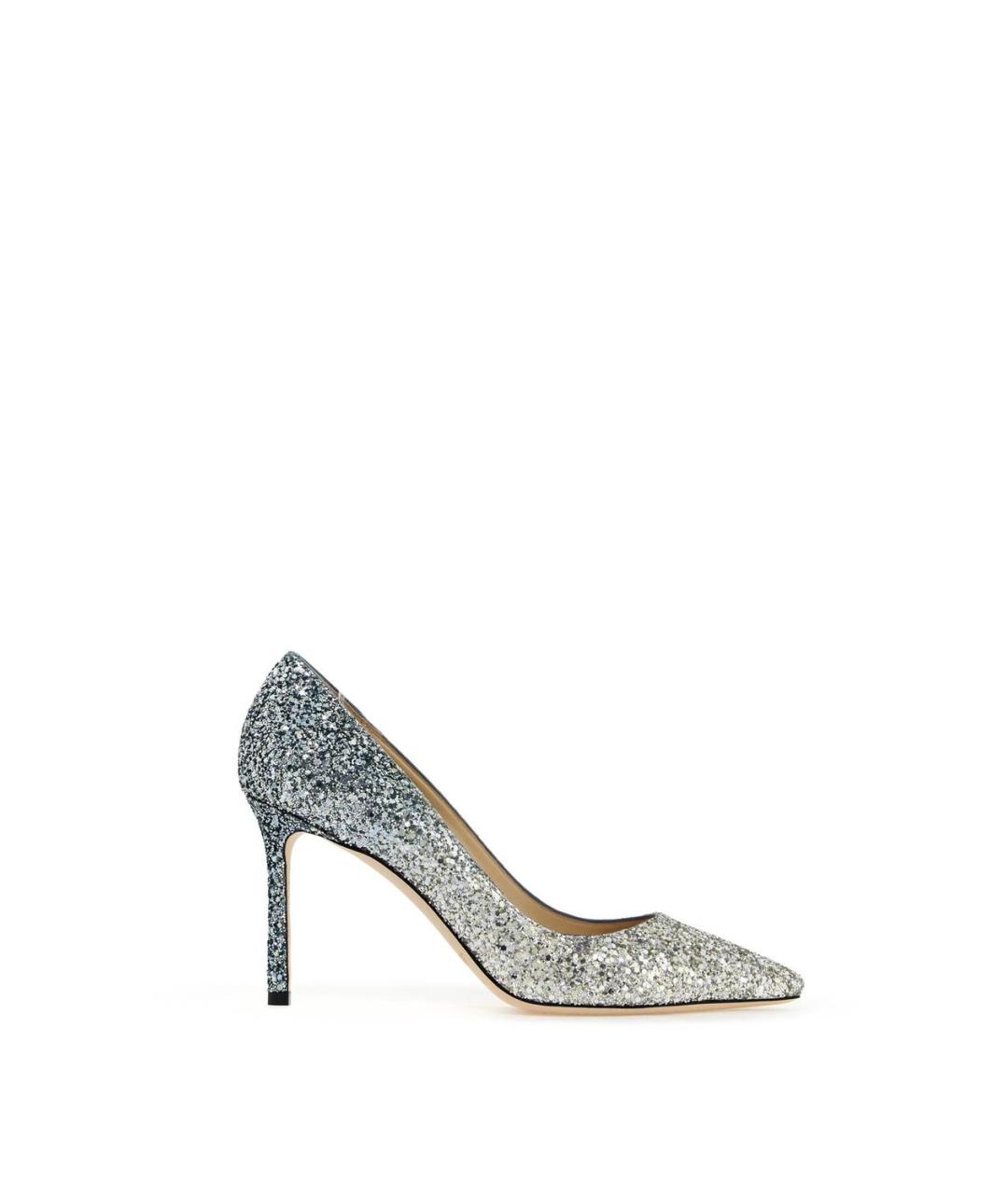 JIMMY CHOO Серебряные туфли, фото 1