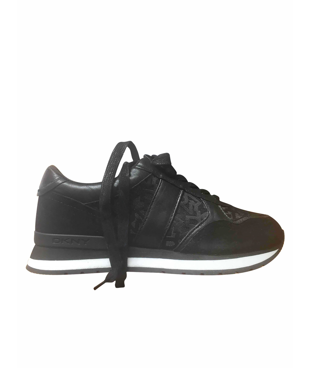 DKNY Черные замшевые кроссовки, фото 1