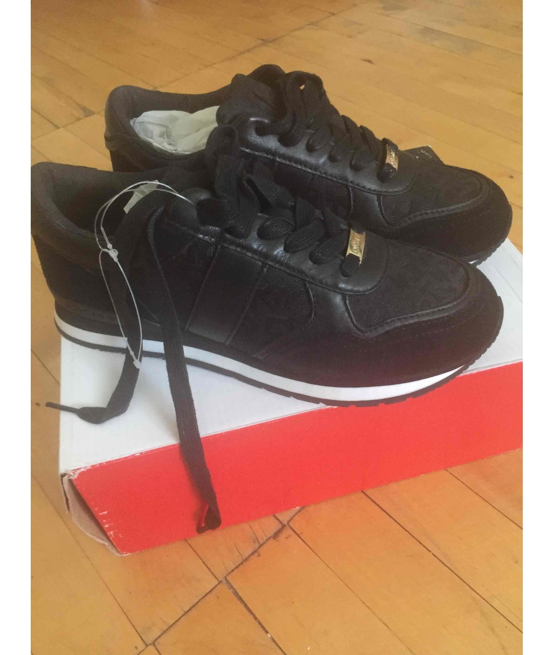 DKNY Черные замшевые кроссовки, фото 2