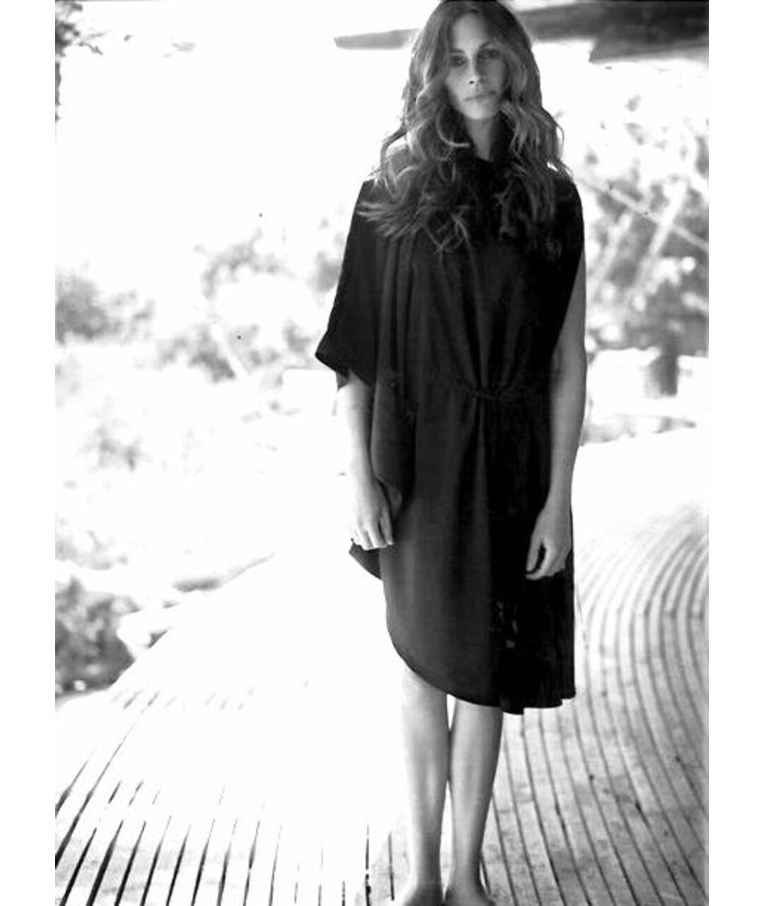 MAISON MARGIELA Черное хлопковое повседневное платье, фото 2