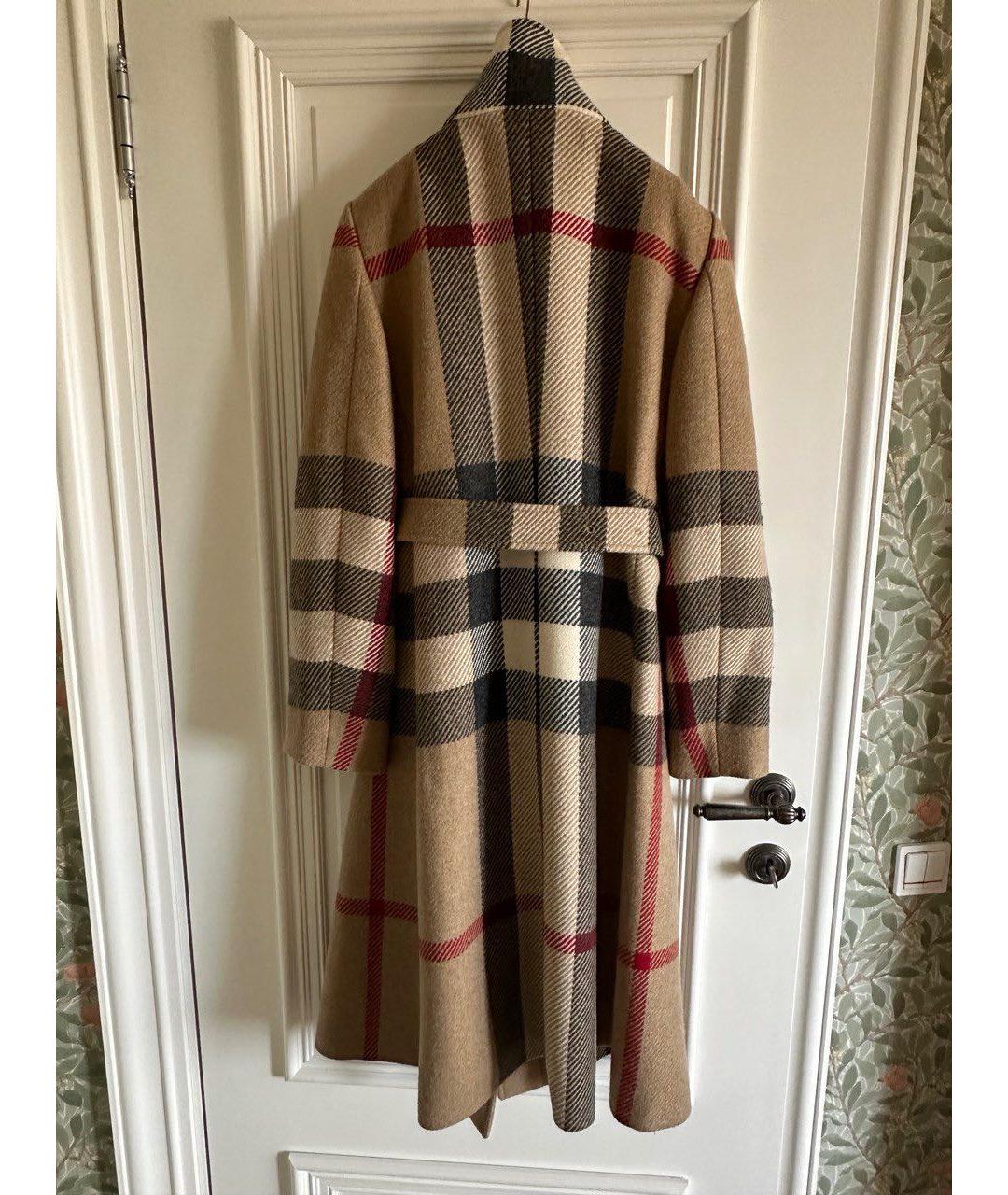 BURBERRY Мульти шерстяное пальто, фото 2