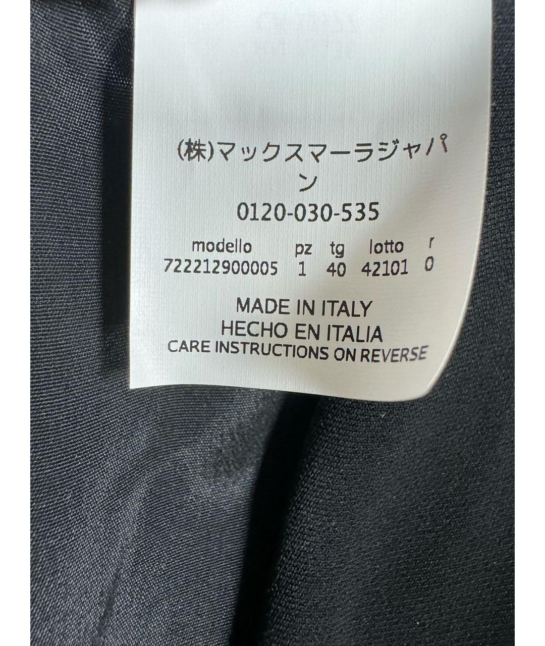MAX MARA Черное повседневное платье, фото 7