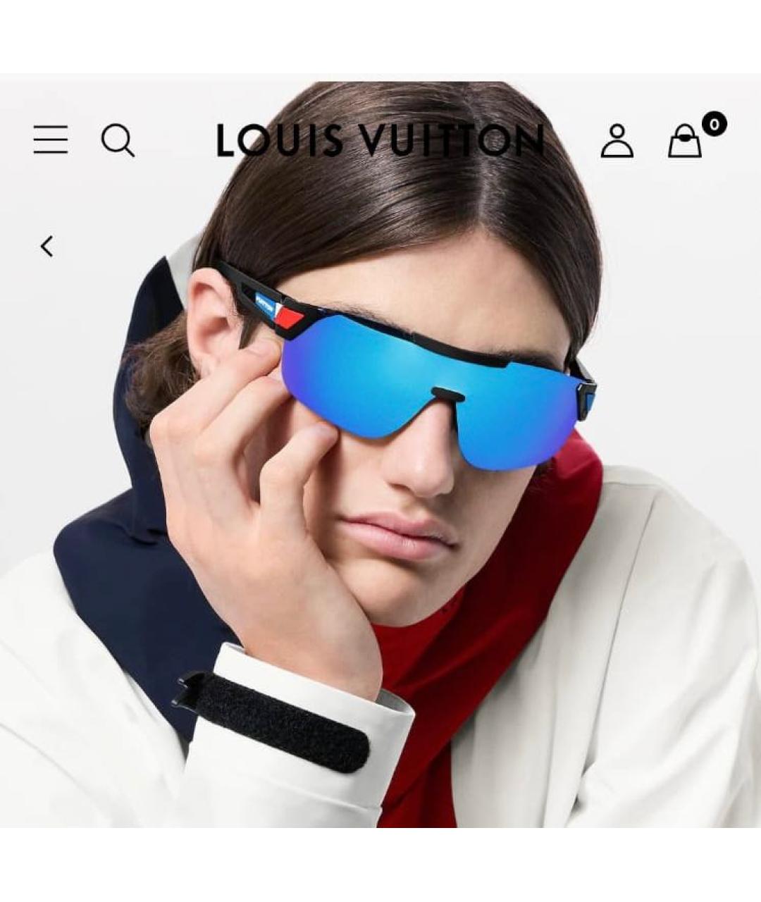 LOUIS VUITTON Черные солнцезащитные очки, фото 8