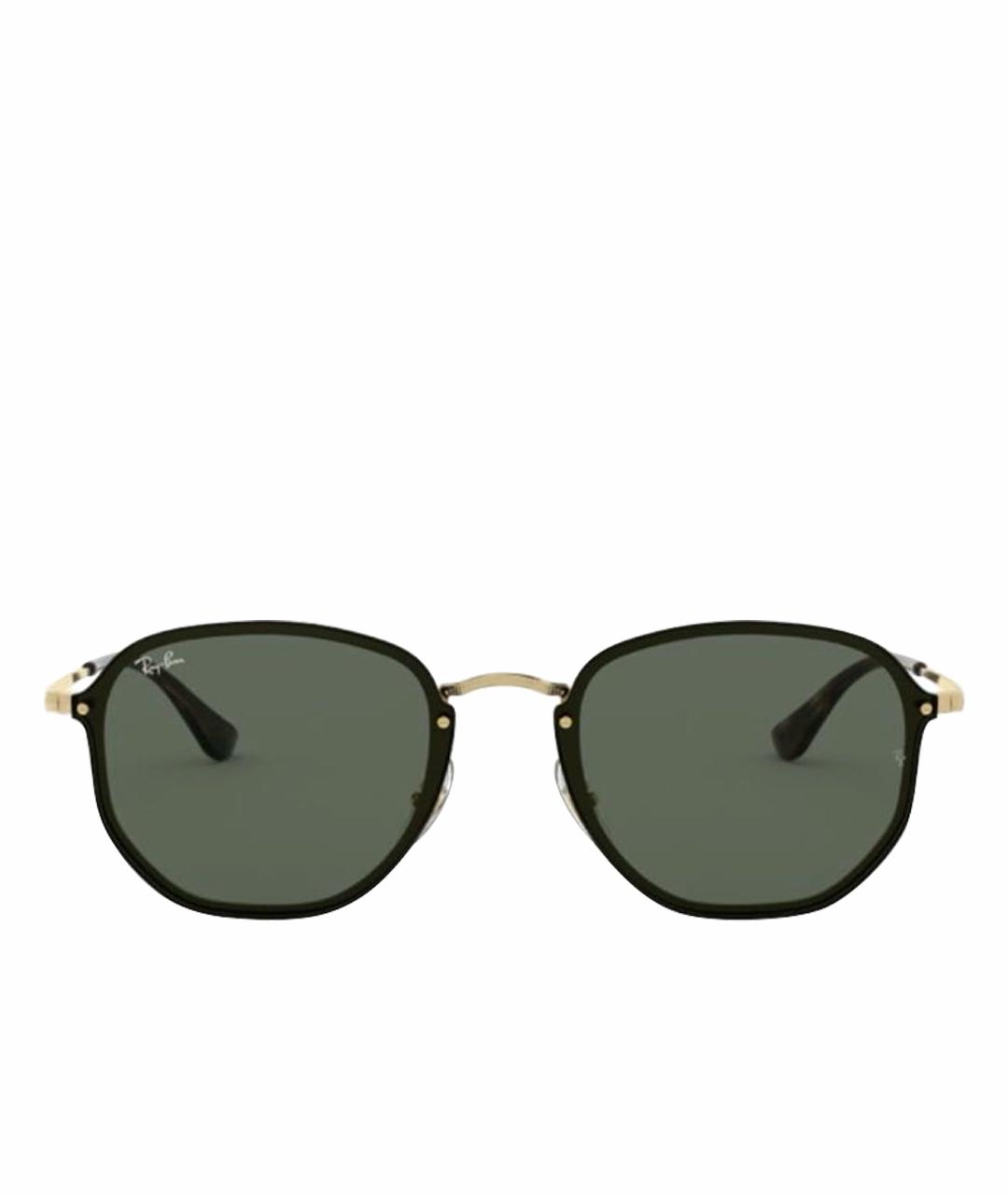 RAY BAN Черные металлические солнцезащитные очки, фото 1