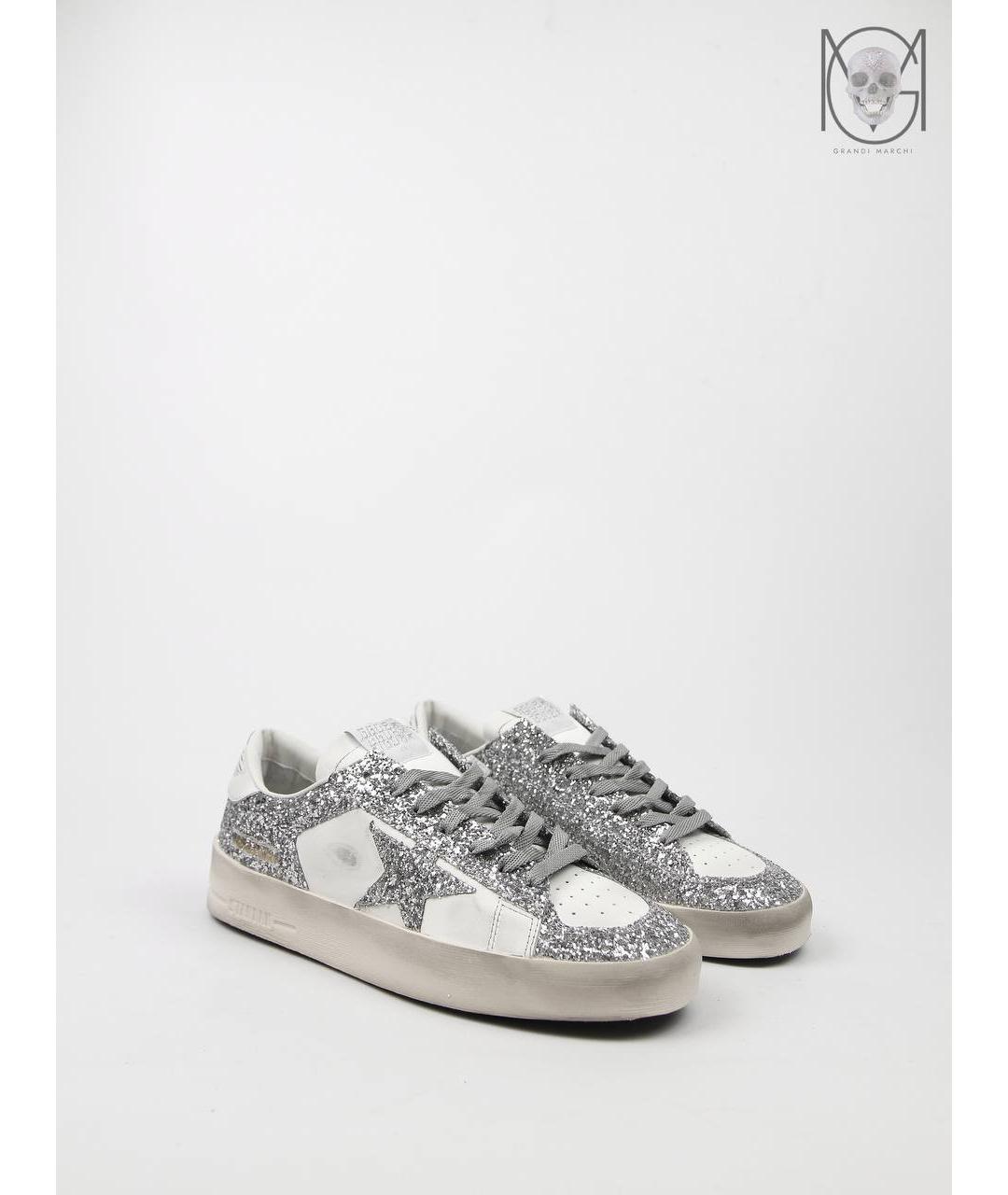 GOLDEN GOOSE DELUXE BRAND Белые кожаные кеды, фото 2