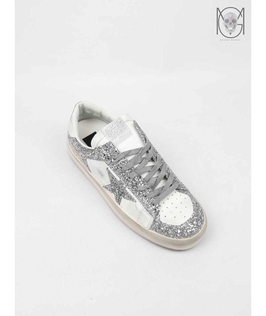 GOLDEN GOOSE DELUXE BRAND Белые кожаные кеды, фото 6