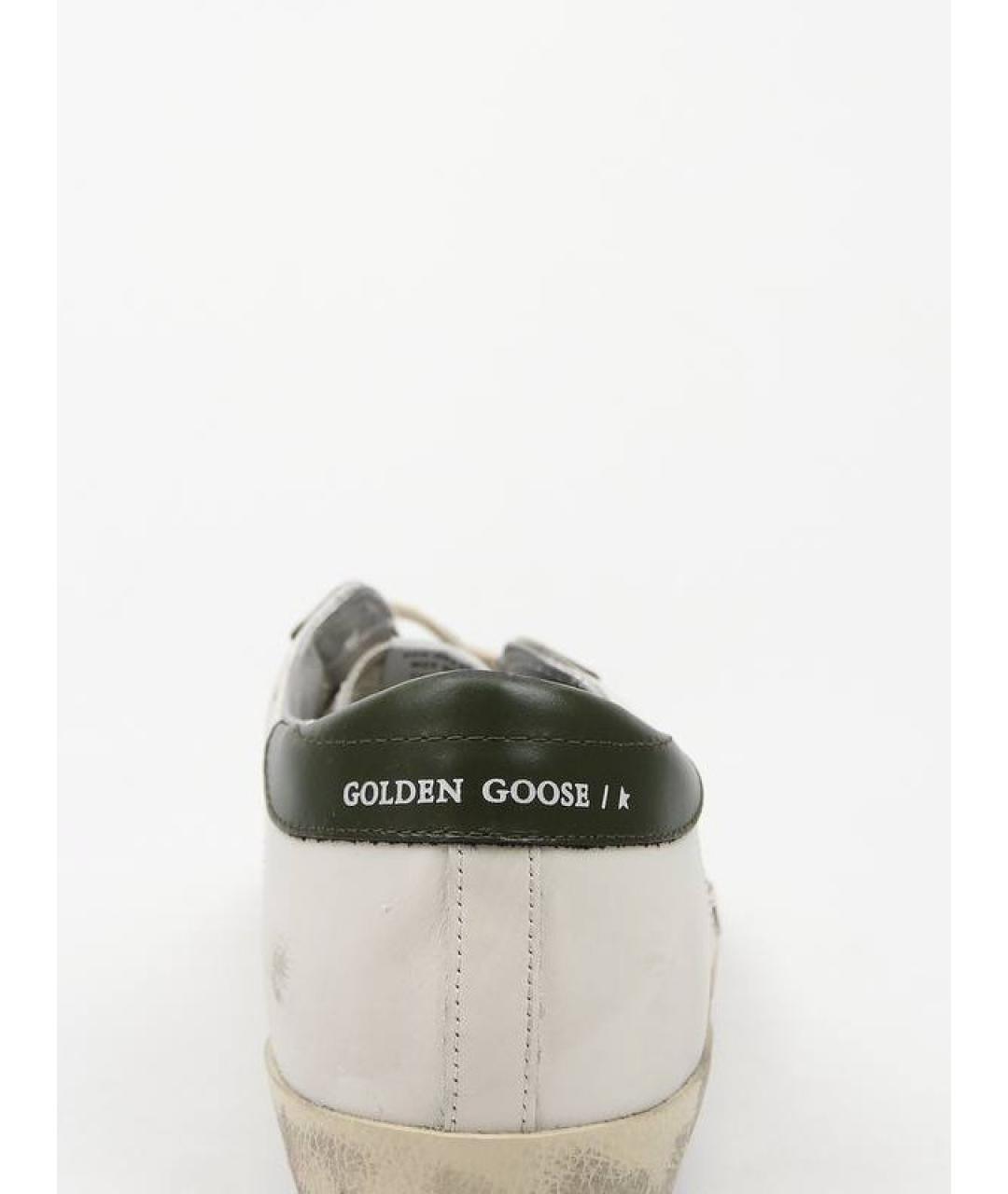 GOLDEN GOOSE DELUXE BRAND Белые кожаные кеды, фото 6