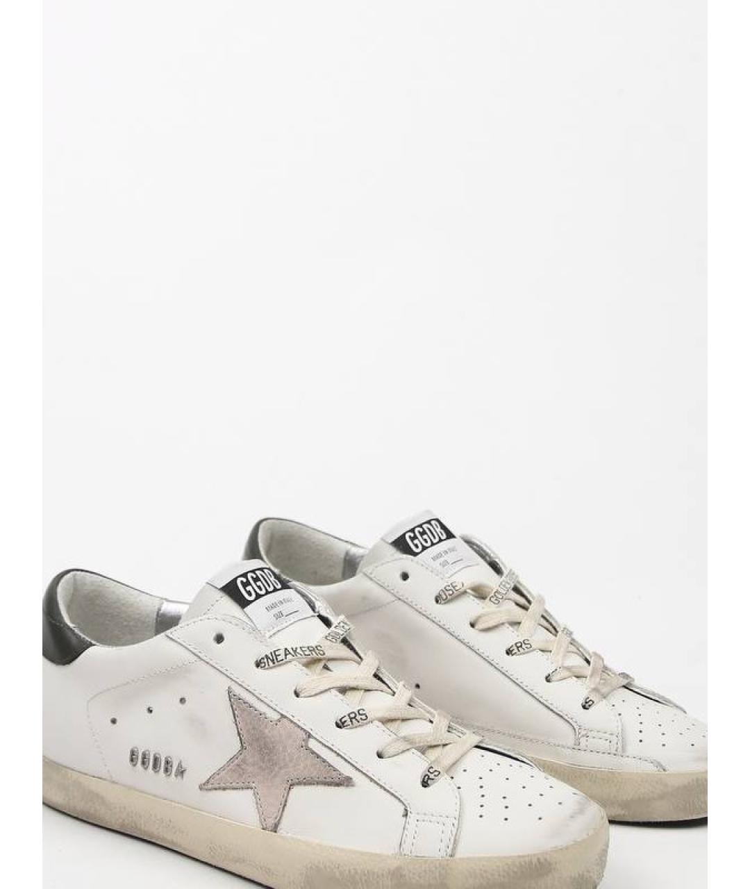 GOLDEN GOOSE DELUXE BRAND Белые кожаные кеды, фото 3