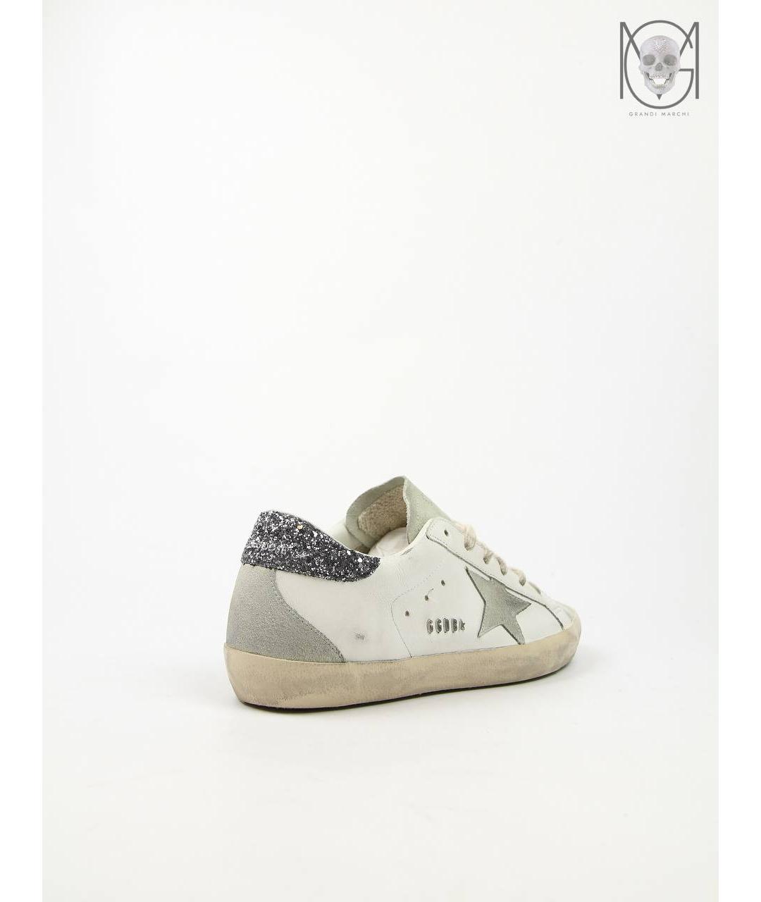 GOLDEN GOOSE DELUXE BRAND Серые кожаные кеды, фото 2