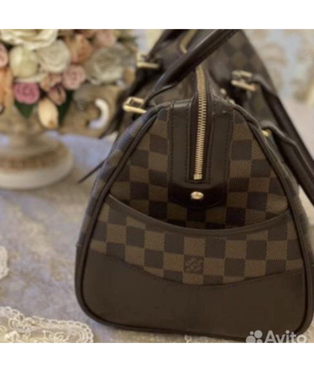 LOUIS VUITTON Коричневая сумка с короткими ручками, фото 2