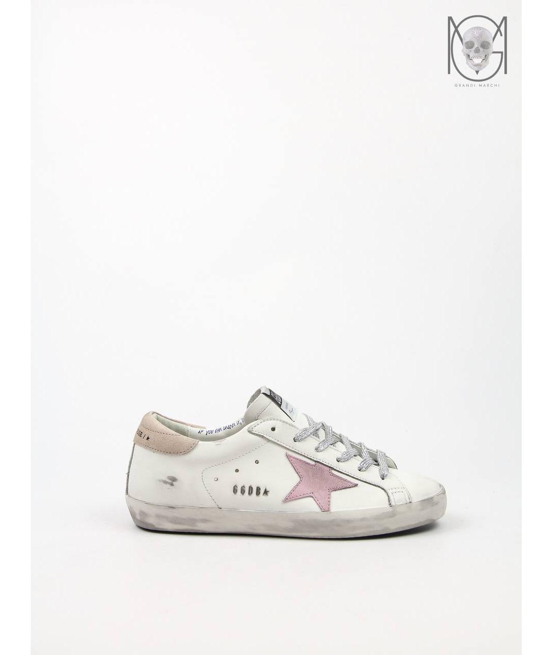 GOLDEN GOOSE DELUXE BRAND Белые кожаные кеды, фото 10