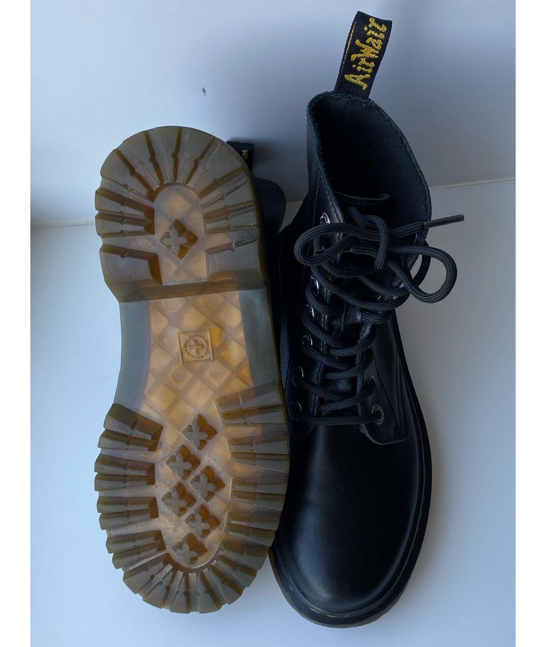 DR. MARTENS Черные кожаные ботинки, фото 2