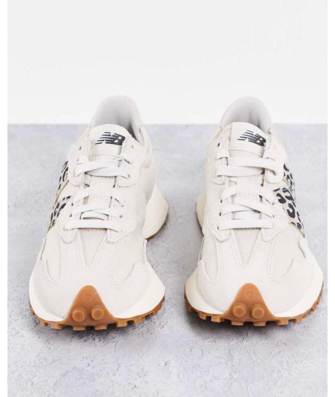 NEW BALANCE Бежевые замшевые кроссовки, фото 2
