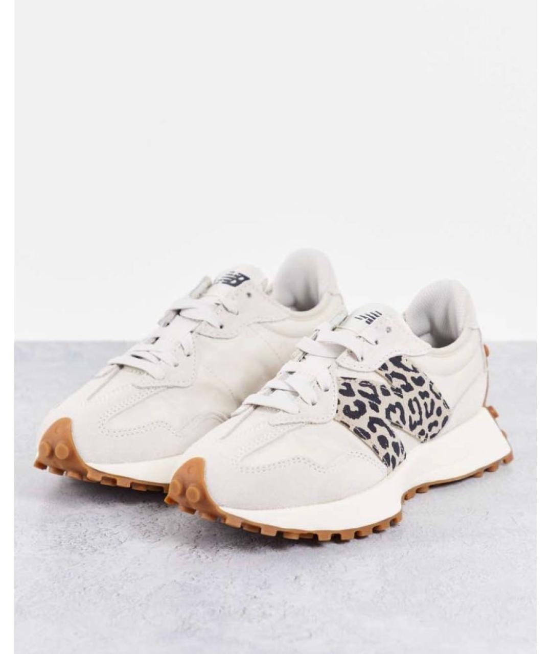 NEW BALANCE Бежевые замшевые кроссовки, фото 4