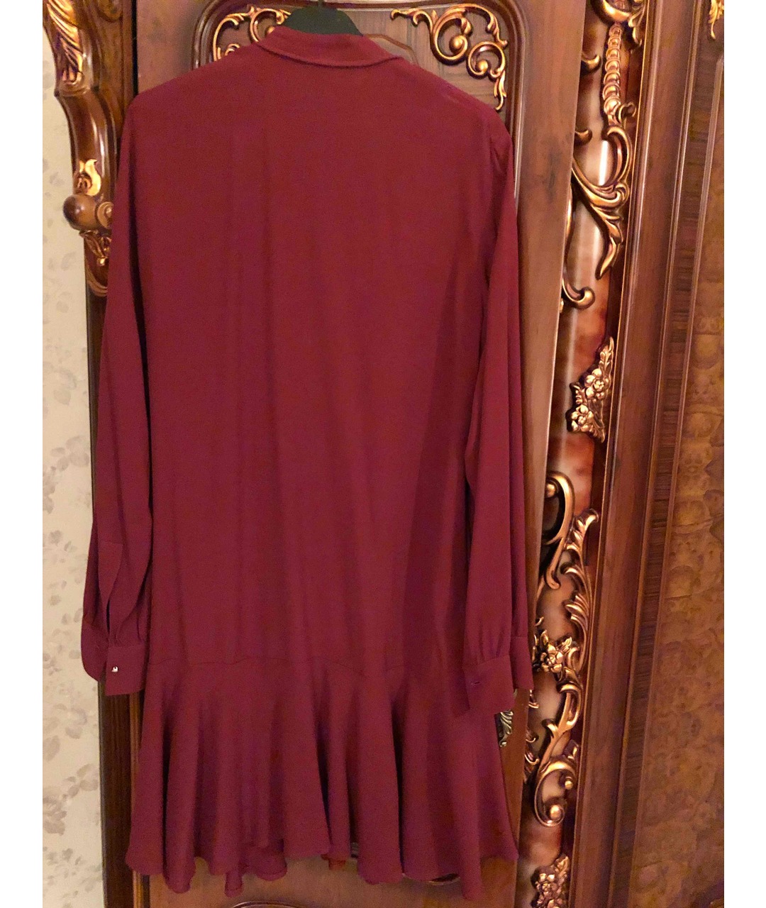 PINKO Бордовое платье, фото 2