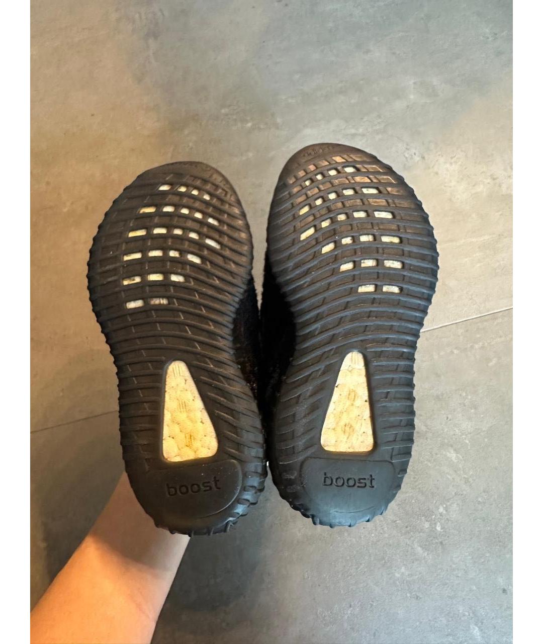 ADIDAS YEEZY Черные кеды, фото 4