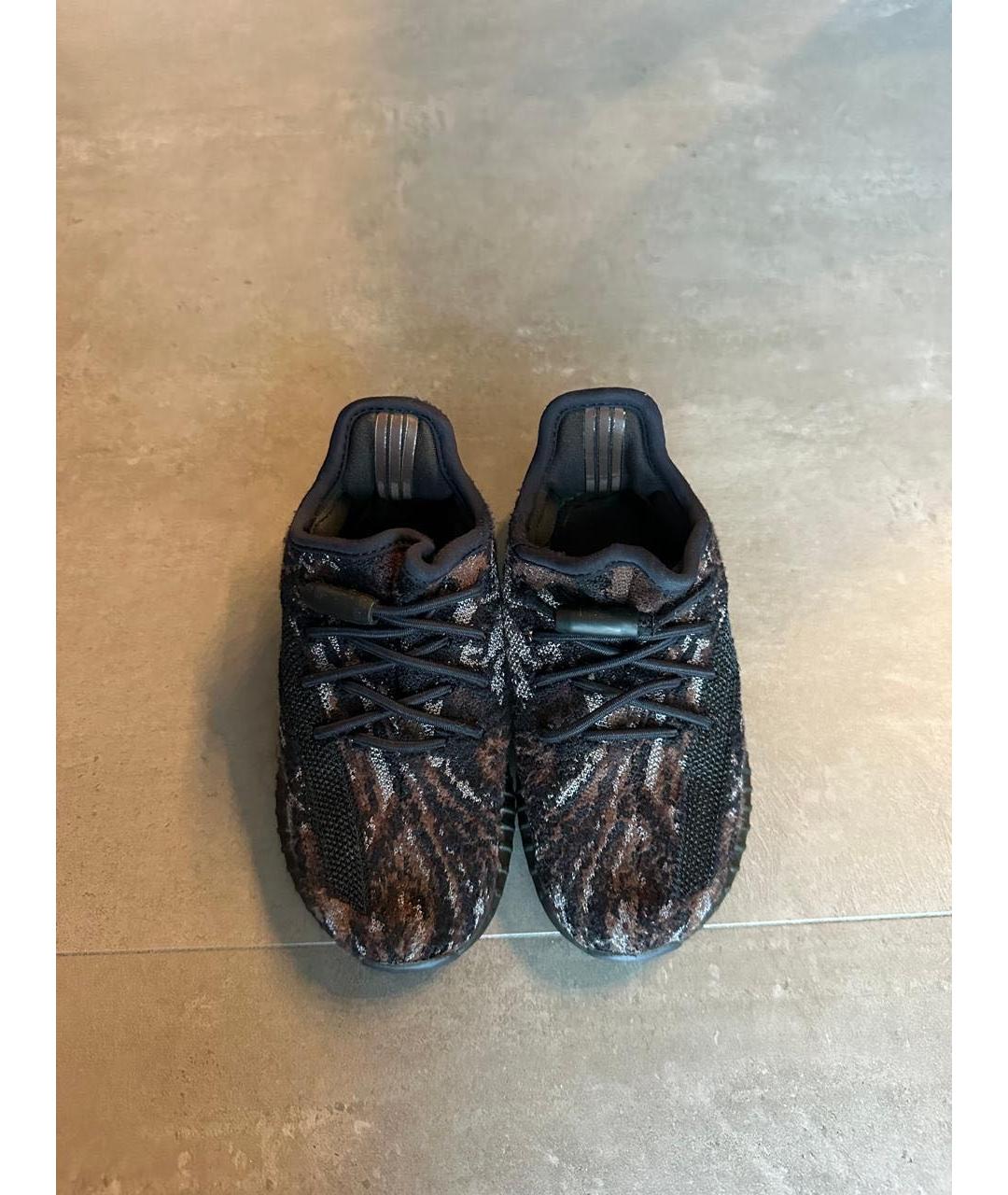 ADIDAS YEEZY Черные кеды, фото 2