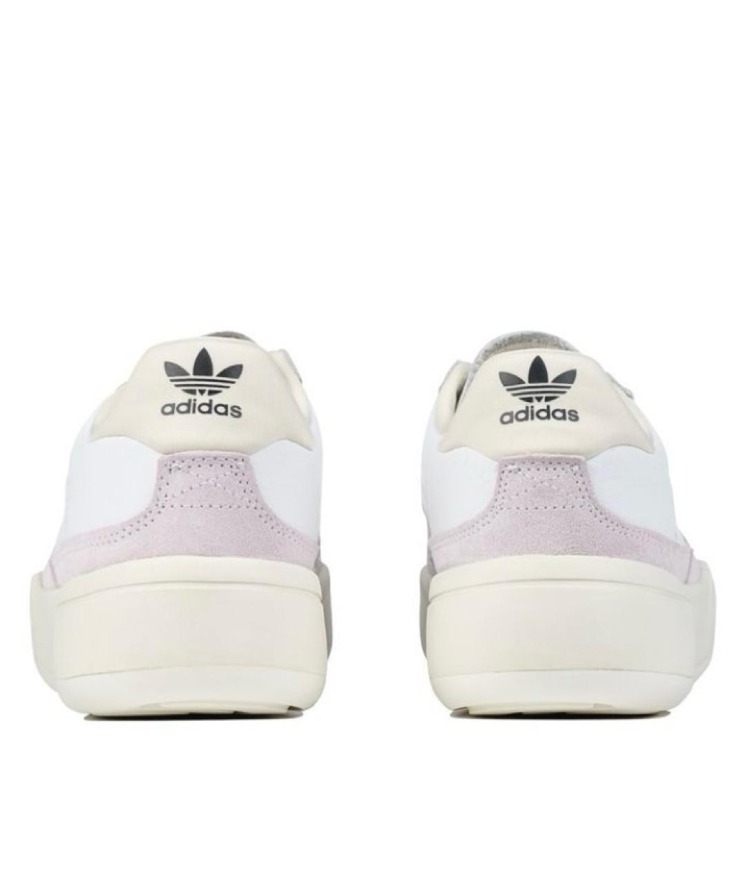 ADIDAS Белые кожаные кеды, фото 3
