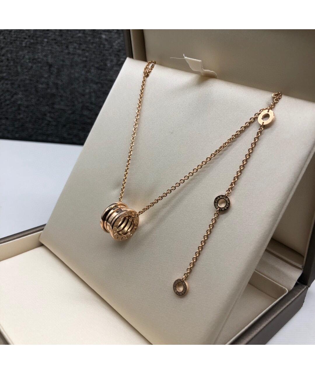 BVLGARI Розовая подвеска из розового золота, фото 4