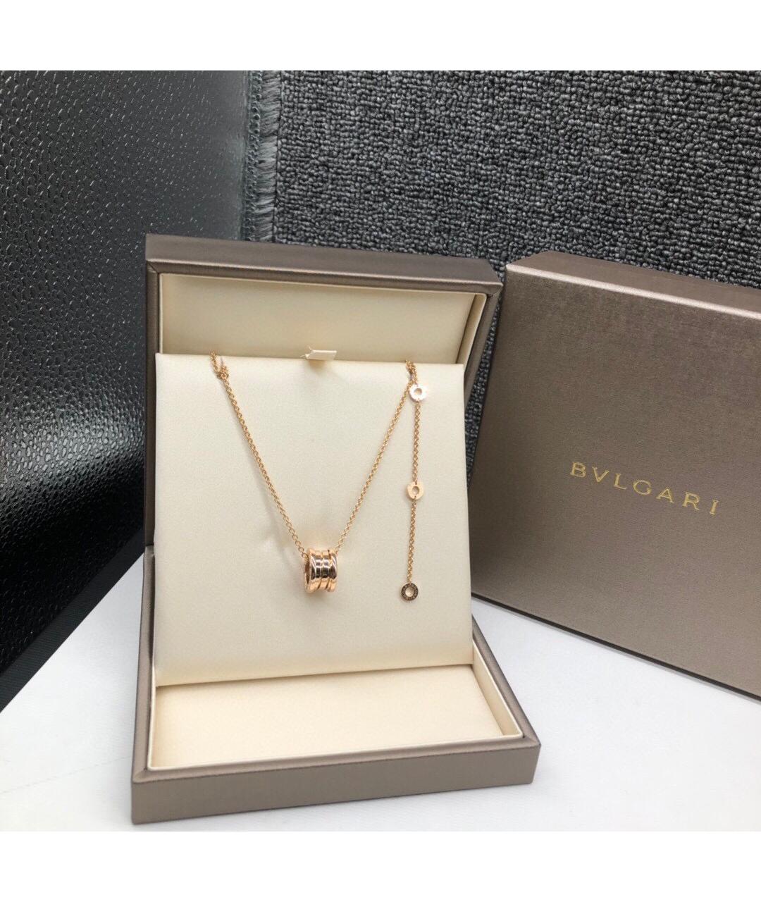 BVLGARI Розовая подвеска из розового золота, фото 3