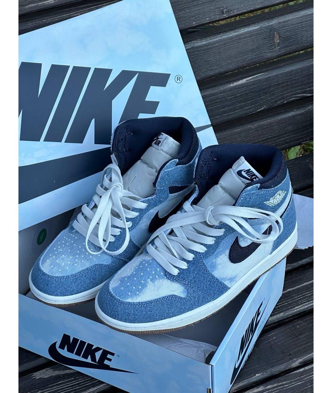 JORDAN Голубые кроссовки, фото 2