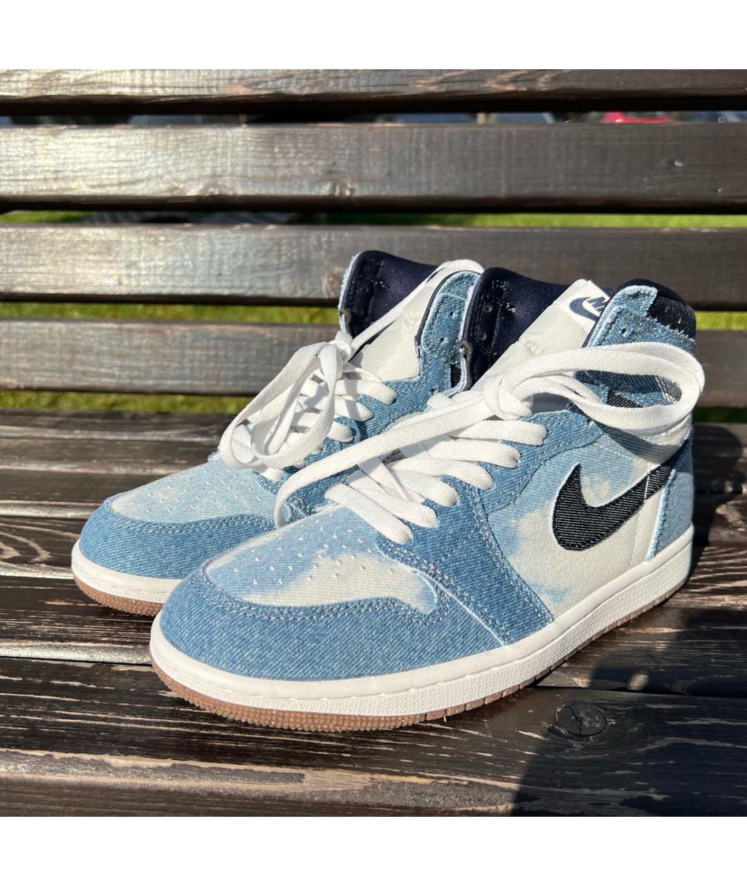 JORDAN Голубые кроссовки, фото 5