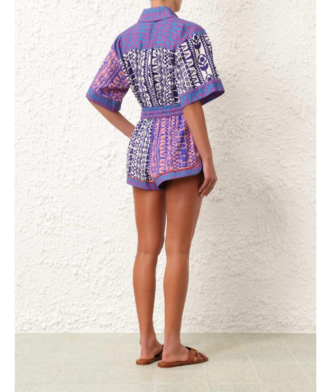 ZIMMERMANN Фиолетовые шорты, фото 3