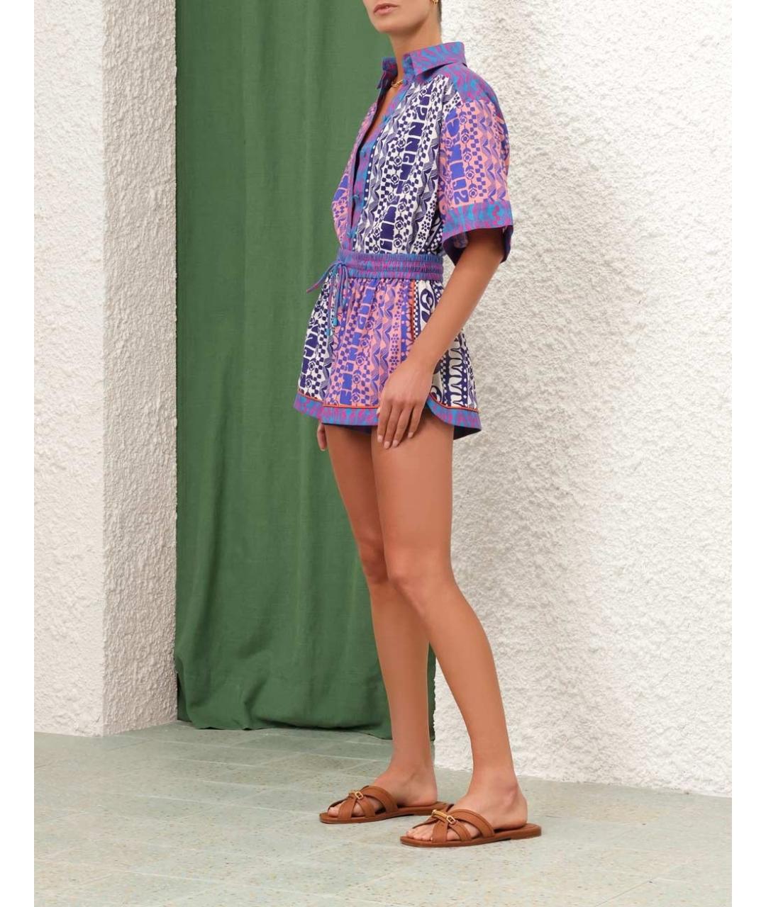 ZIMMERMANN Фиолетовые шорты, фото 4