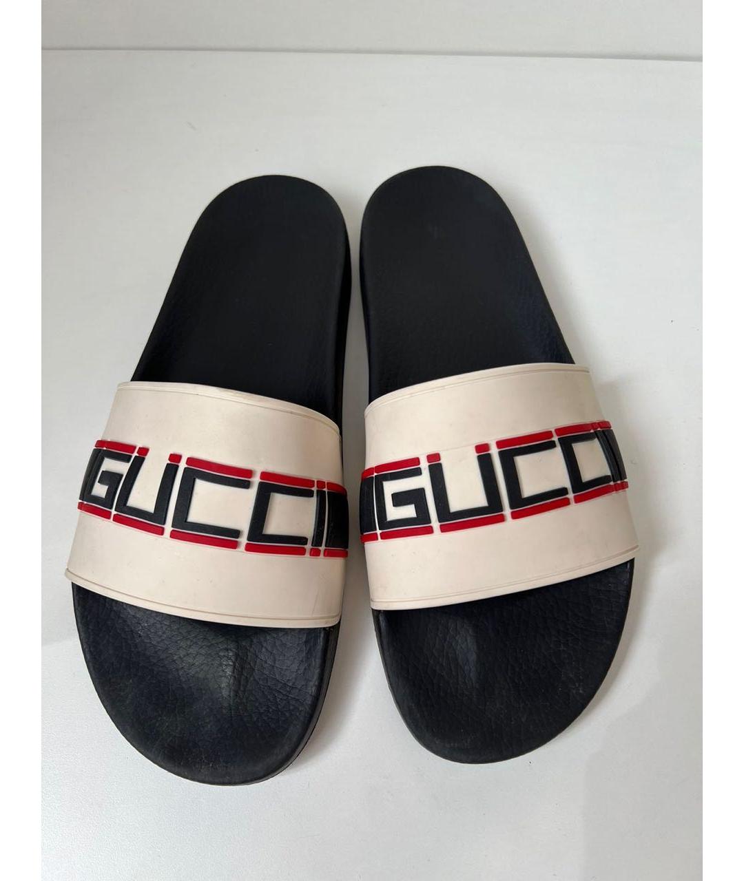 GUCCI Резиновые шлепанцы, фото 2