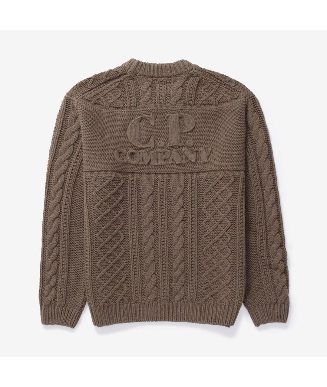 CP COMPANY Хаки шерстяной джемпер / свитер, фото 2