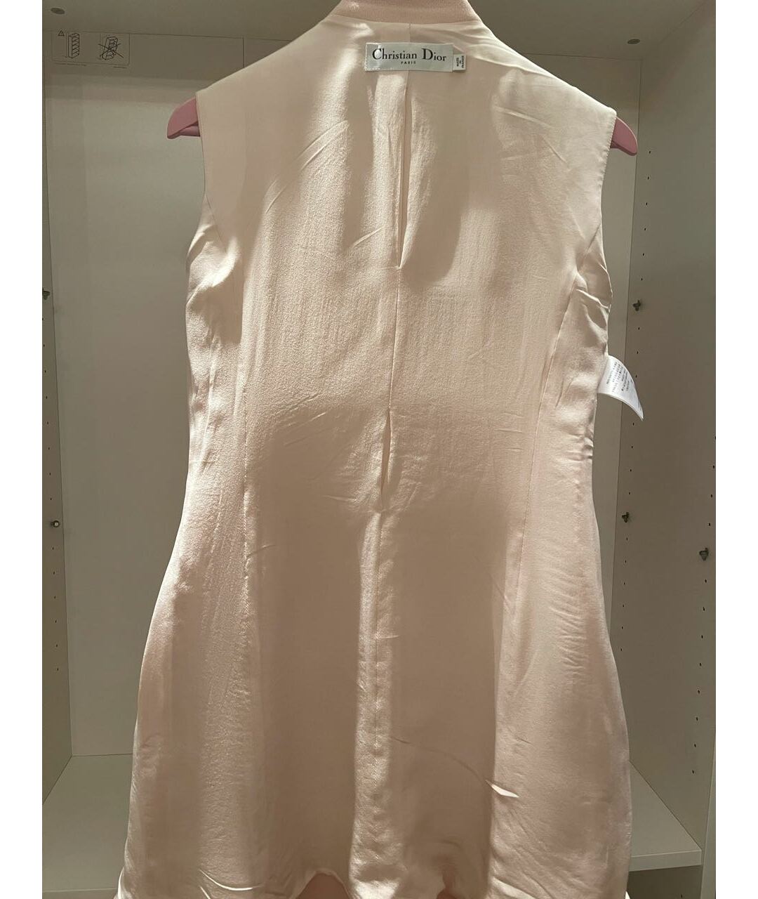 CHRISTIAN DIOR PRE-OWNED Розовое шерстяное платье, фото 3