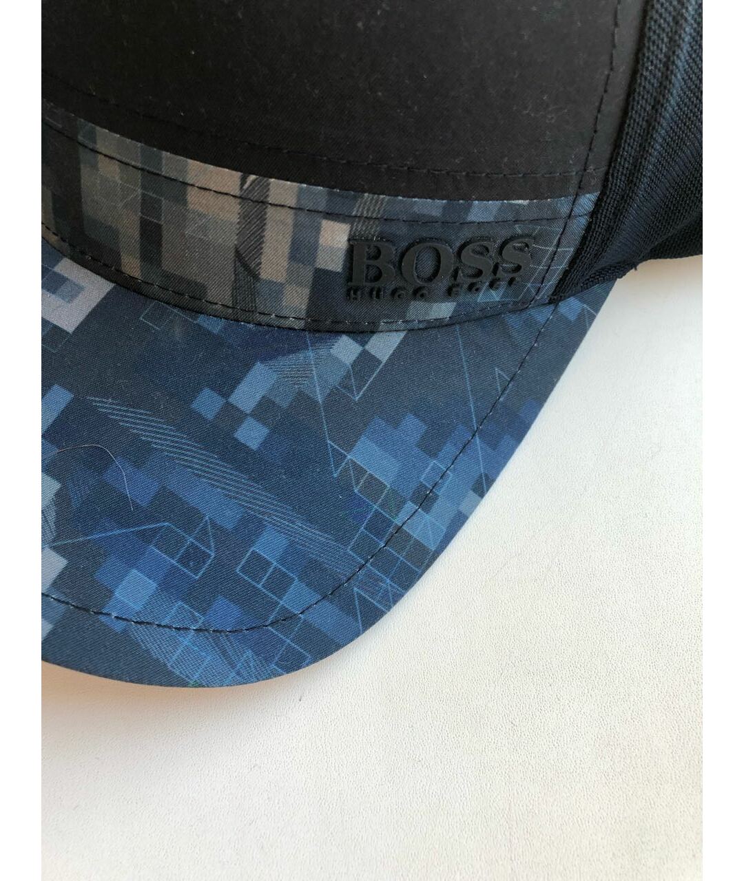 HUGO BOSS Темно-синяя хлопковая кепка/бейсболка, фото 2