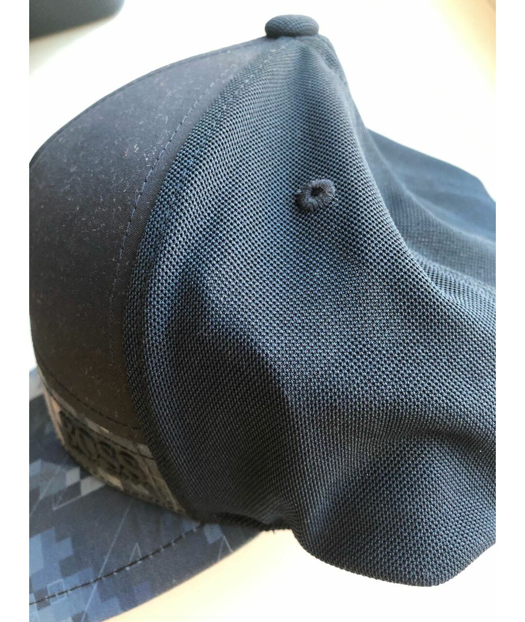HUGO BOSS Темно-синяя хлопковая кепка/бейсболка, фото 3