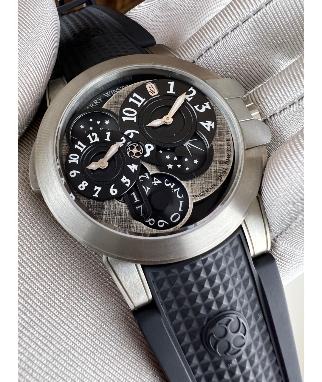 Harry Winston Черные часы, фото 2