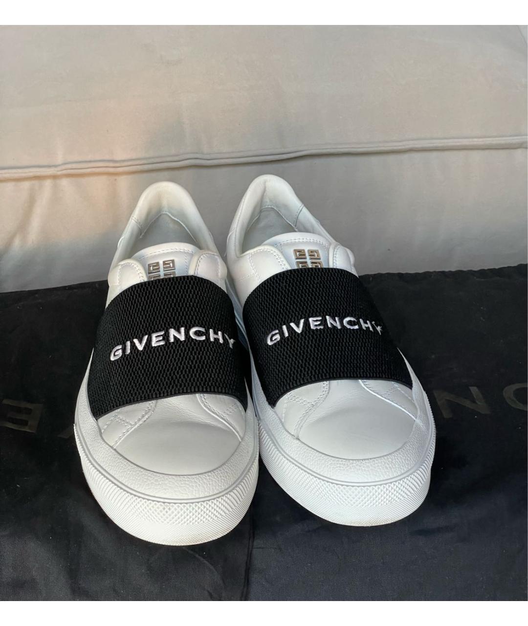 GIVENCHY Белые кожаные кеды, фото 3