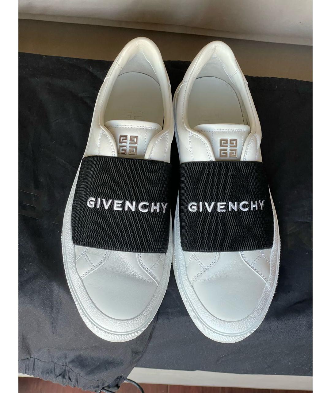 GIVENCHY Белые кожаные кеды, фото 2