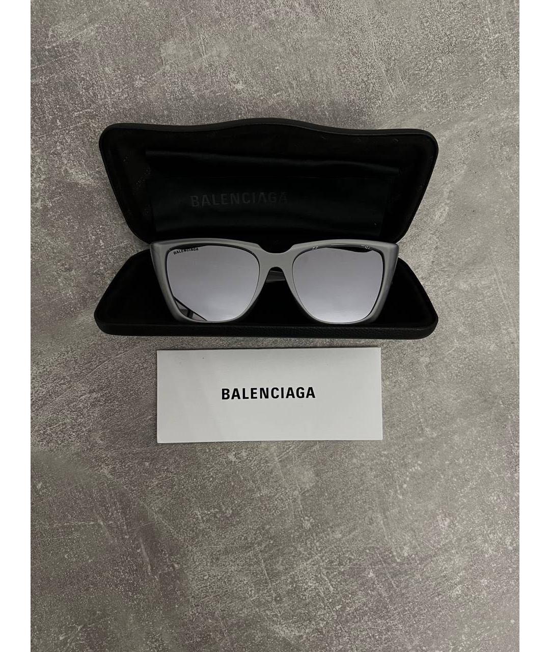 BALENCIAGA Пластиковые солнцезащитные очки, фото 5