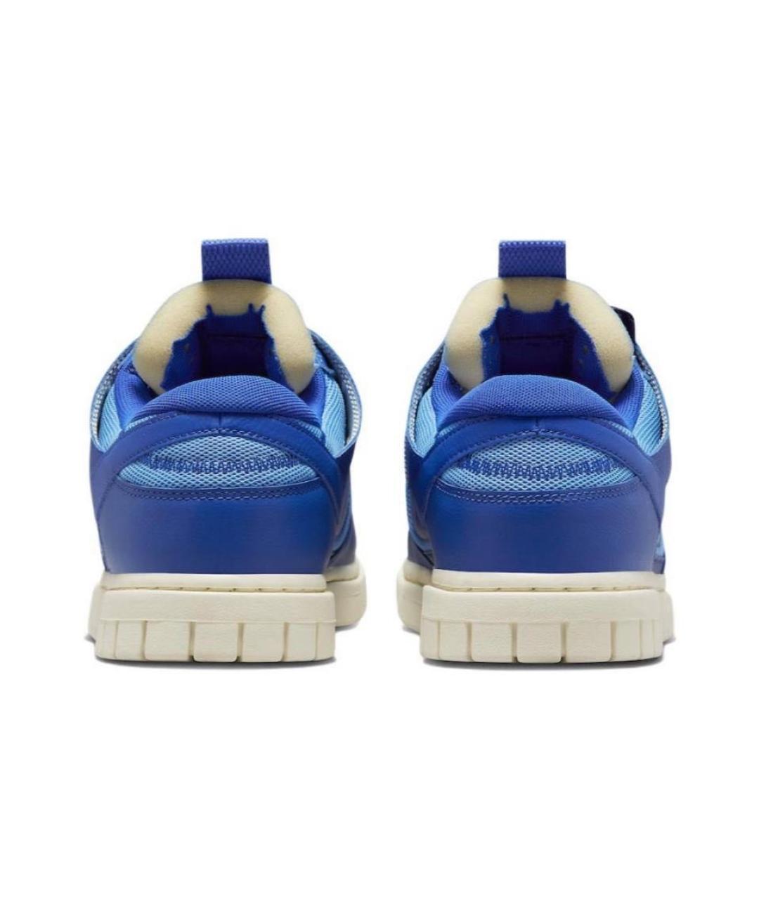 NIKE Синие кожаные низкие кроссовки / кеды, фото 4