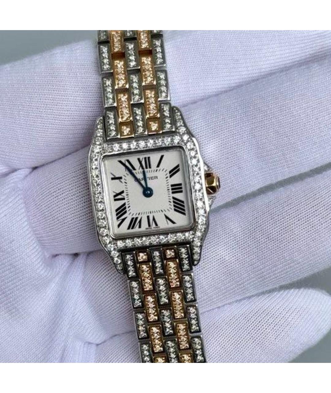 CARTIER Серебряные часы из желтого золота, фото 8