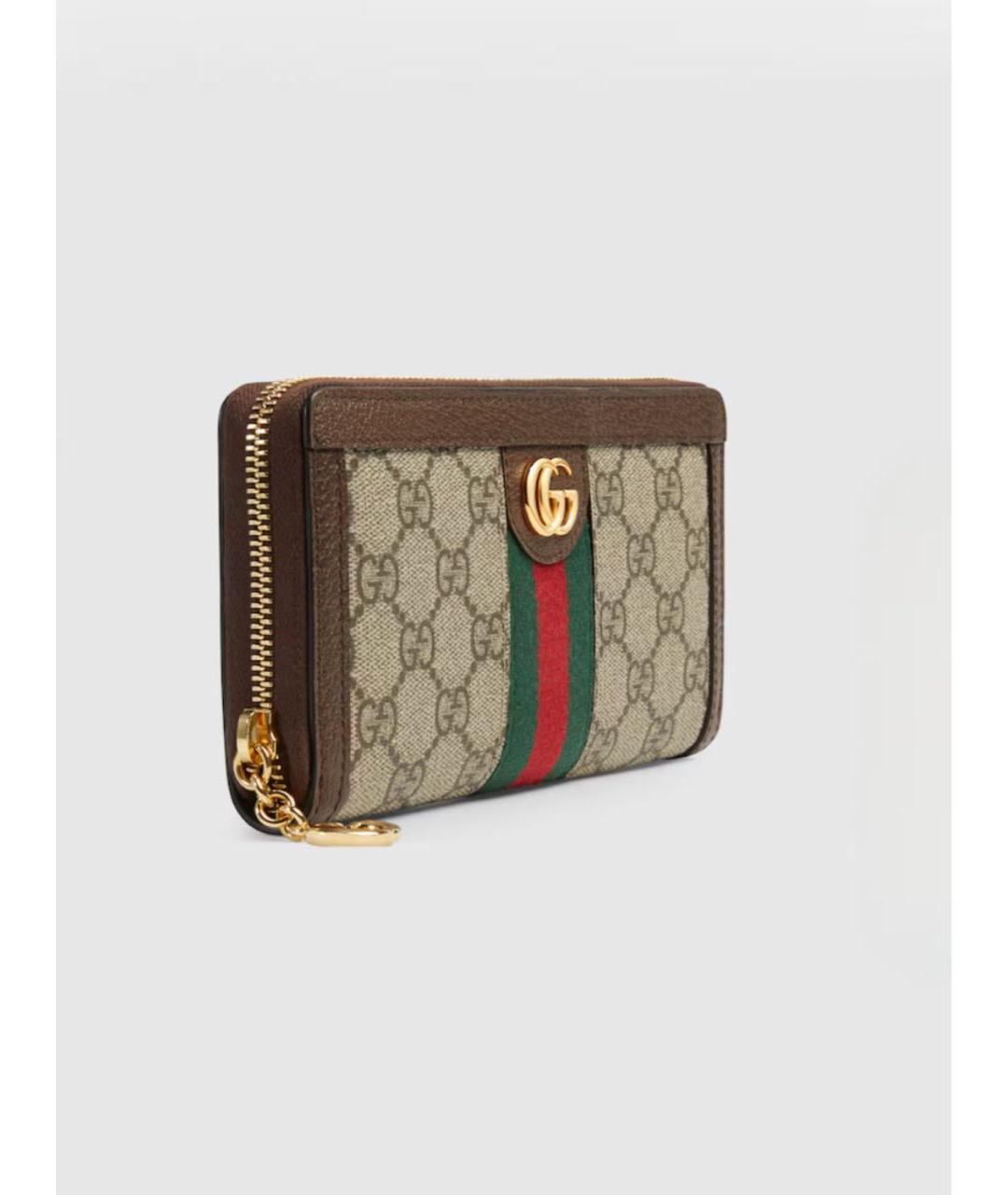 GUCCI Бежевый кошелек, фото 4