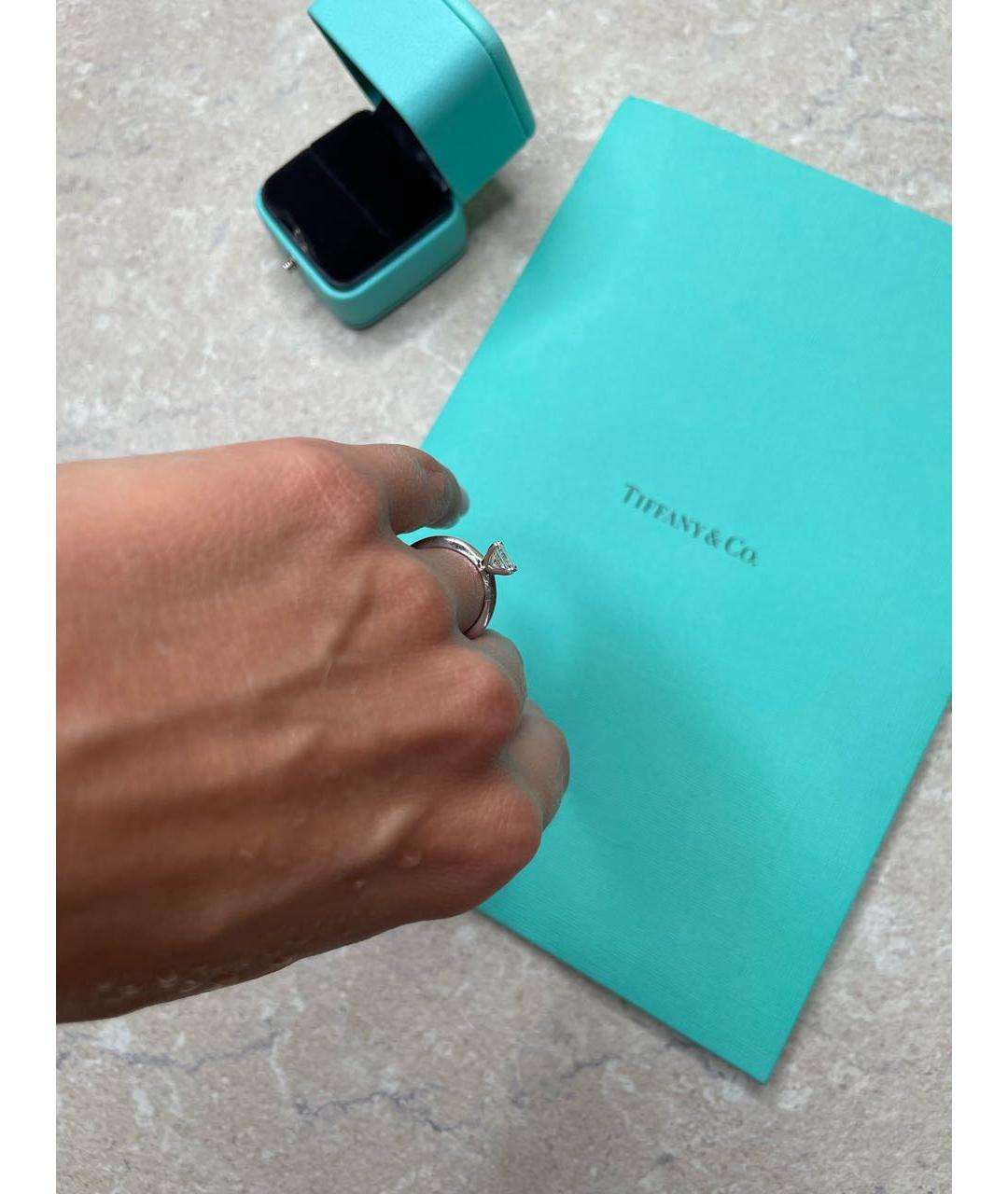 TIFFANY&CO Белое кольцо из белого золота, фото 4