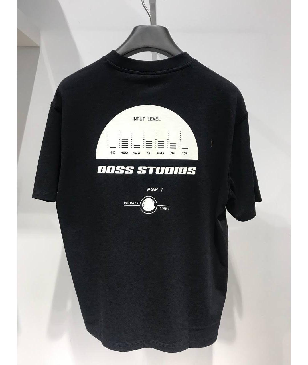 HUGO BOSS Черная футболка, фото 3