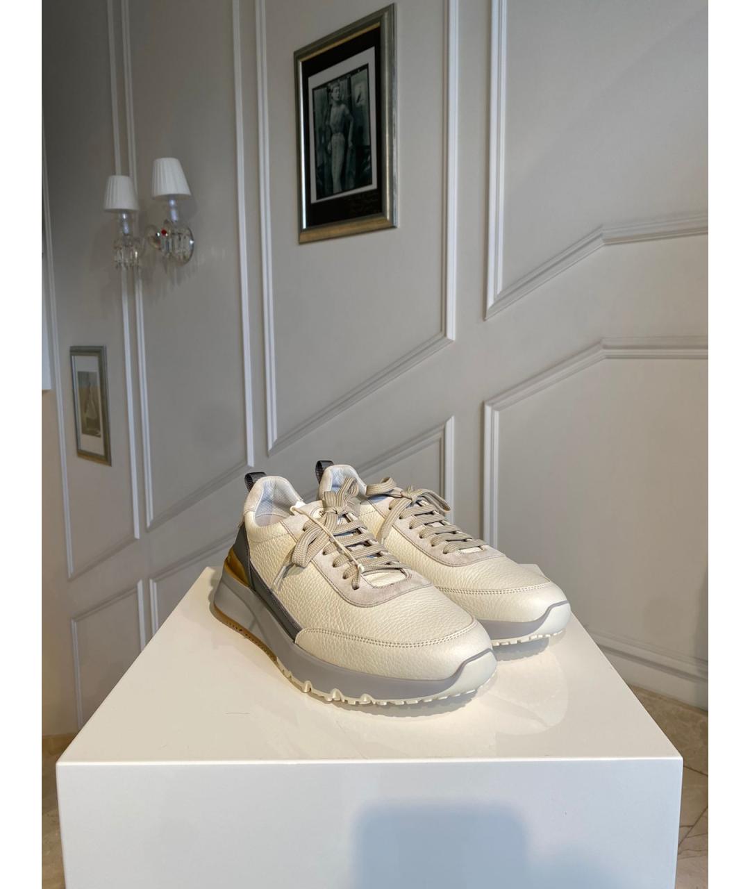 BRUNELLO CUCINELLI Мульти низкие кроссовки / кеды, фото 2